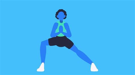 exercise animation stock video footage