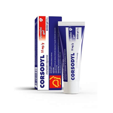 Corsodyl 1 gel 1x50gm zubni gel | NEJRYCHLEJŠÍ.CZ