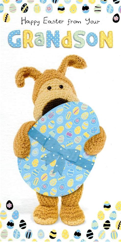 Boofle Grandson Happy Easter Greeting Card Cards Love Kates