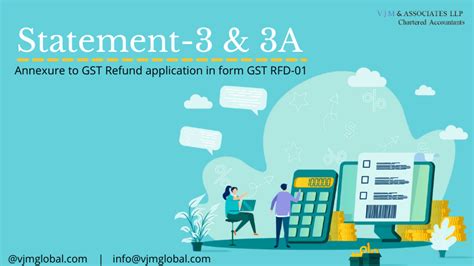 Statement 3 And 3a Annexure To Gst Refund Application In Form Gst Rfd 01