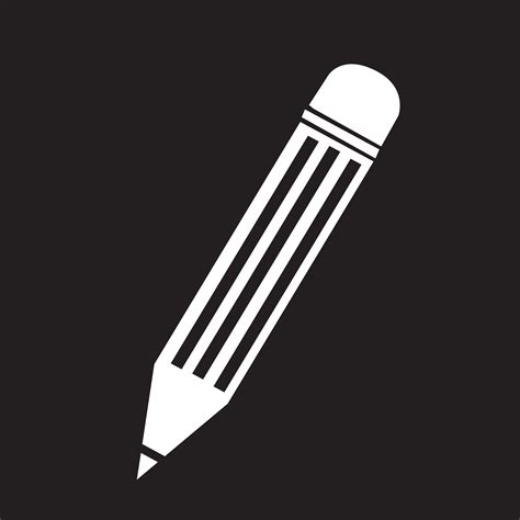 Pencil Icon Symbol Sign 645861 Vector Art At Vecteezy