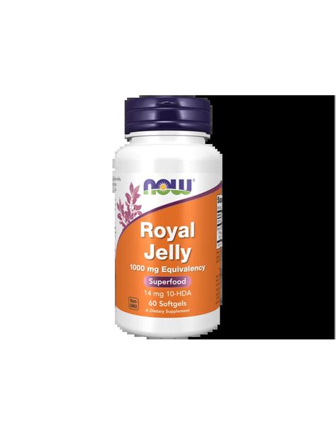 Now Foods Royal Jelly Mleczko Pszczele 1000 mg 60 kapsułek