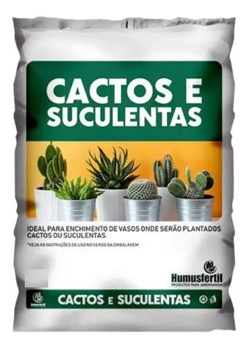 Substrato Ou Terra Especial Para Cactos E Suculentas Kg