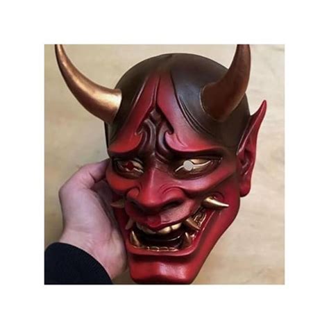 Jual Boxwizard Samurai Oni Mask Japanese Cosplay Latex Mask Anime Demon Fa Jakarta Pusat