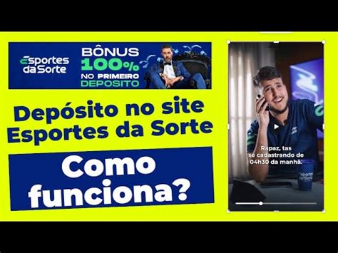 Esportes Da Sorte Dep Sito Como Depositar Na Casa De Apostas Esportes