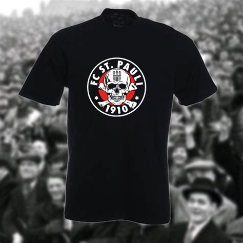 St Pauli T Shirt Skull Ultras Store