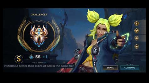 JUNGLE ZERI SSS TIER IN CHALLENGER XD LEAGUE OF LEGENDS WILD RIFT