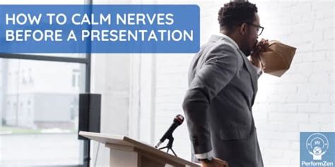 How To Calm Nerves Before A Presentation Or Speech