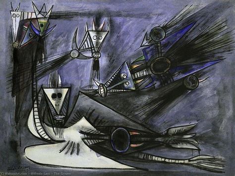 Grabados De Calidad Del Museo El sueño 1947 de Wifredo Lam Inspirado