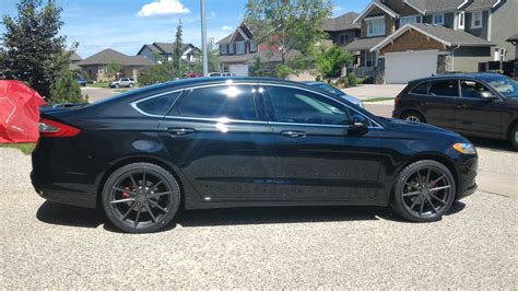 Ford Fusion Custom Wheels TSW Bathurst 20x8 5 ET Tire Size 245 35