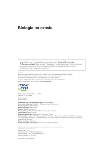 Page Biologia Na Czasie Biologia Maturalne Karty Pracy Ze