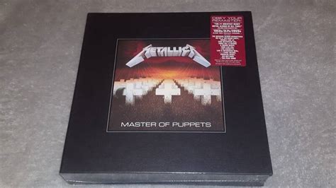 Metallica Master Of Puppets Deluxe Vinyl Lp Box Set Dvd Cd Rare Promo