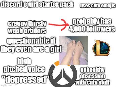 Discord E Girl Starter Pack R Starterpacks