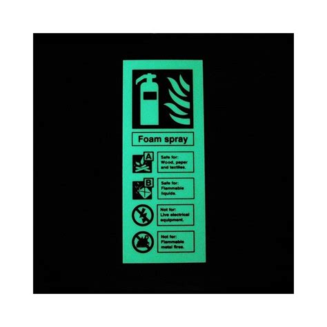 Foam Fire Extinguisher Id Sign The Safety Shop