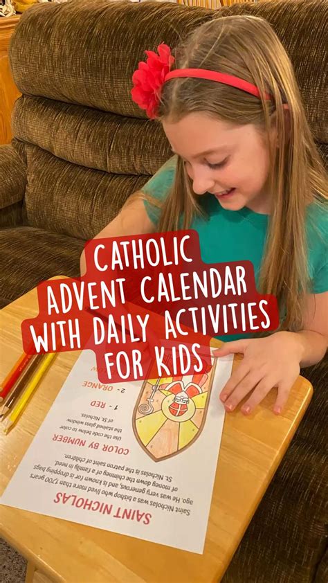 Catholic Advent Calendar With Daily Activities For Kids Artofit