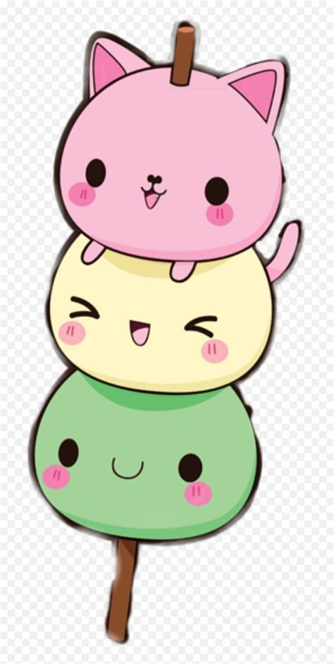 Largest Collection Of Free Kawaii Drawings Emoji Dango Emoticon