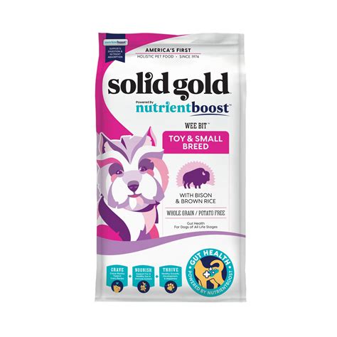 Solid Gold Nutrient Boost Wee Bit Bison Recipe Dry Dog Food Anaheim