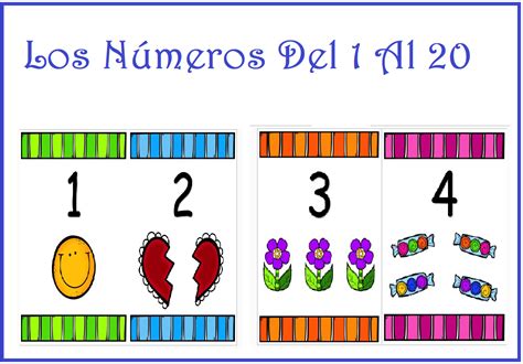 Fabulosos Disenos De Numeros Del 1 Al 20 Material Didactico Y Images