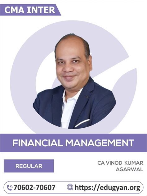 Cma Inter Financial Management Fm By Ca Vinod Kumar Agarwal