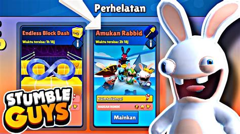 BANJIR EVENT STUMBLE GUYS KALI INI EVENT RABBIDS YouTube