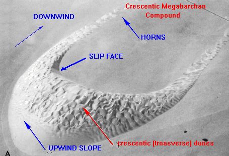 Barchan Dunes Diagram