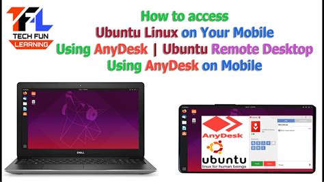 How To Access Ubuntu OS On Your Mobile Using AnyDesk Ubuntu Remote