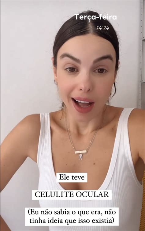 Sthefany Brito revela que o filho teve uma celulite ocular Ele está