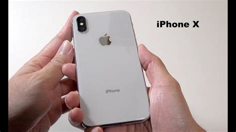 Apple iPhone X A1865 Unboxing and Initial Setup - YouTube