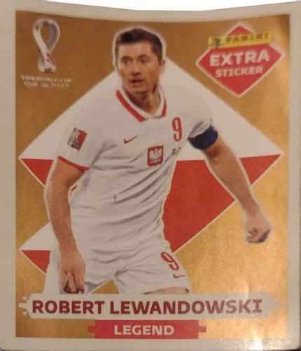 Figurita Lewandowski Leyenda Bronce Extra Sticker Qatar En Venta