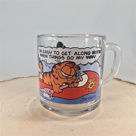 Vintage Jim Davis Mcdonald S Garfield Coffee Mug Etsy Jim