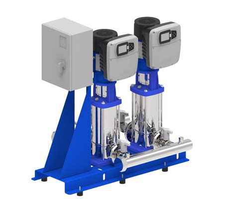 Lowara Twin Pump Variable Speed Booster Sets With E Sv Vertical