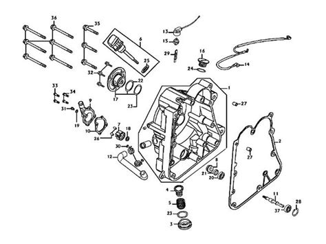 CARTER DROIT POMPE A EAU pièces KYMCO neuves Pièces Scooter Kymco