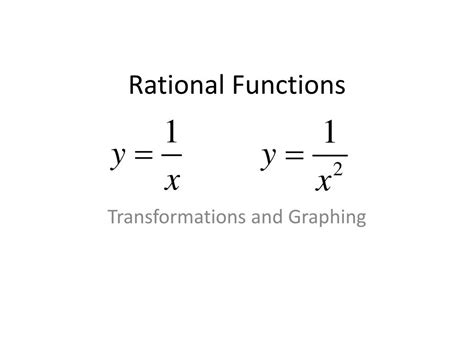 Ppt Rational Functions Powerpoint Presentation Free Download Id