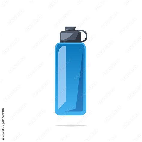 Reusable Water Bottle Vector Isolated Stock Vector Adobe Stock