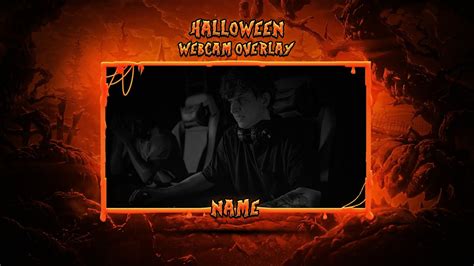 Animated Halloween Webcam Overlay For Streamers V2 Youtube