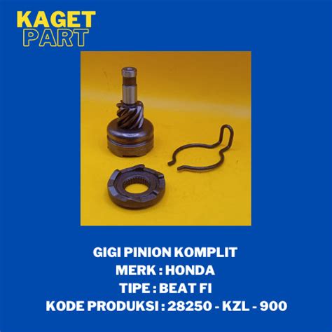 Jual GIGI SELAH PINION MERK HONDA TIPE BEAT FI 28250 KZL 900