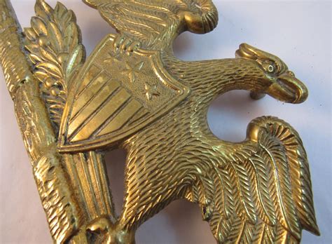 Virginia Metalcrafters Brass Spread Eagle Trivet From Ssmooreantiques