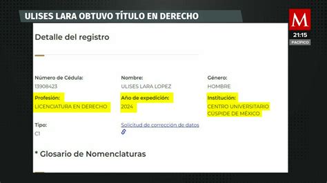 Ulises Lara y la aclaración sobre su título en derecho Grupo Milenio