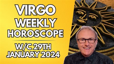 Virgo Horoscope Weekly Astrology From Th January Youtube