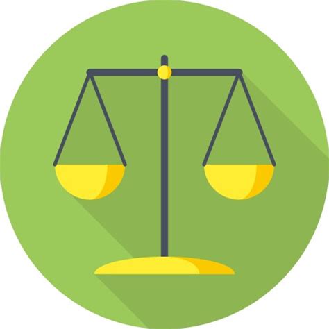 Scales Of Justice Law Symbol Royalty Free Vector Image