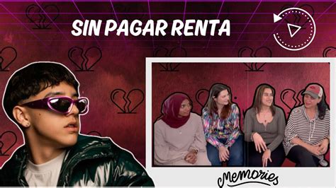 Sin Pagar Renta Official Music Video Reaction Youtube