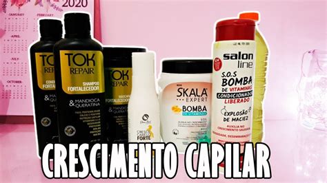 PRODUTOS PARA O CRESCIMENTO CAPILAR QUE ESTOU USANDO NO MOMENTO YouTube