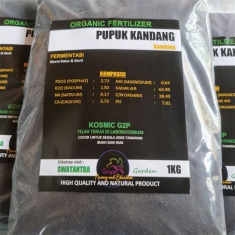 Jual Pupuk Kandang Murni Kohe Kambing Premium Super Halus Siap Pakai