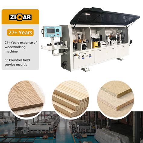 ZICAR Semi Automatic Edge Banding Machine With Pre Milling Edge