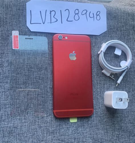 100 Apple IPhone 6 Unlocked A1586 CUSTOM RED 64 GB BRAND NEW