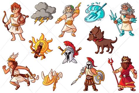 Greek Gods Clip Art