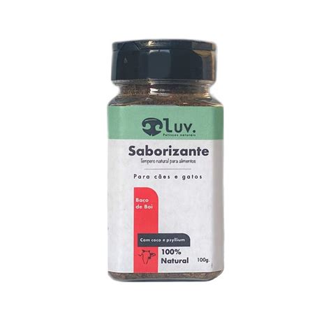 Saborizante para Ração Cães e Gatos Bovino 100g Tempero 100 Natural