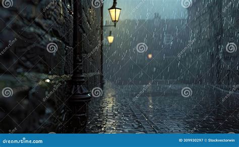 Downpour Sad Rain Stock Illustration Illustration Of Weep 309930297