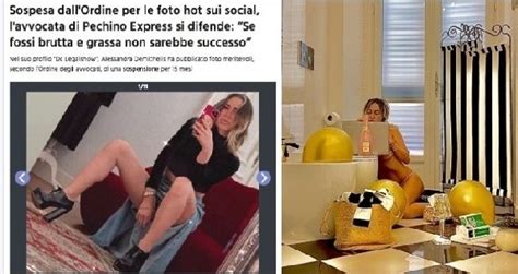 Sospesa Dallordine Degli Avvocati Per Le Foto Hot Sui Social Se