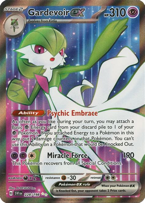 Gardevoir Ex 245 198 SV01 Scarlet Violet Base Set Pokemon